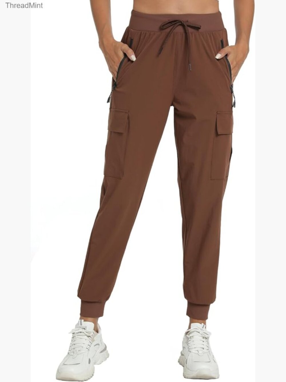 Womens Cargo Pants with Pockets - Lightweight Quick Dry Hiking Joggers